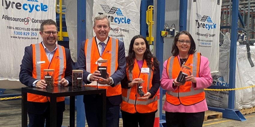 Opening of the Tyrecycle facility in East Rockingham