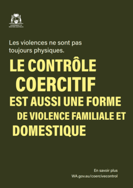 Coercive control poster 2 in french