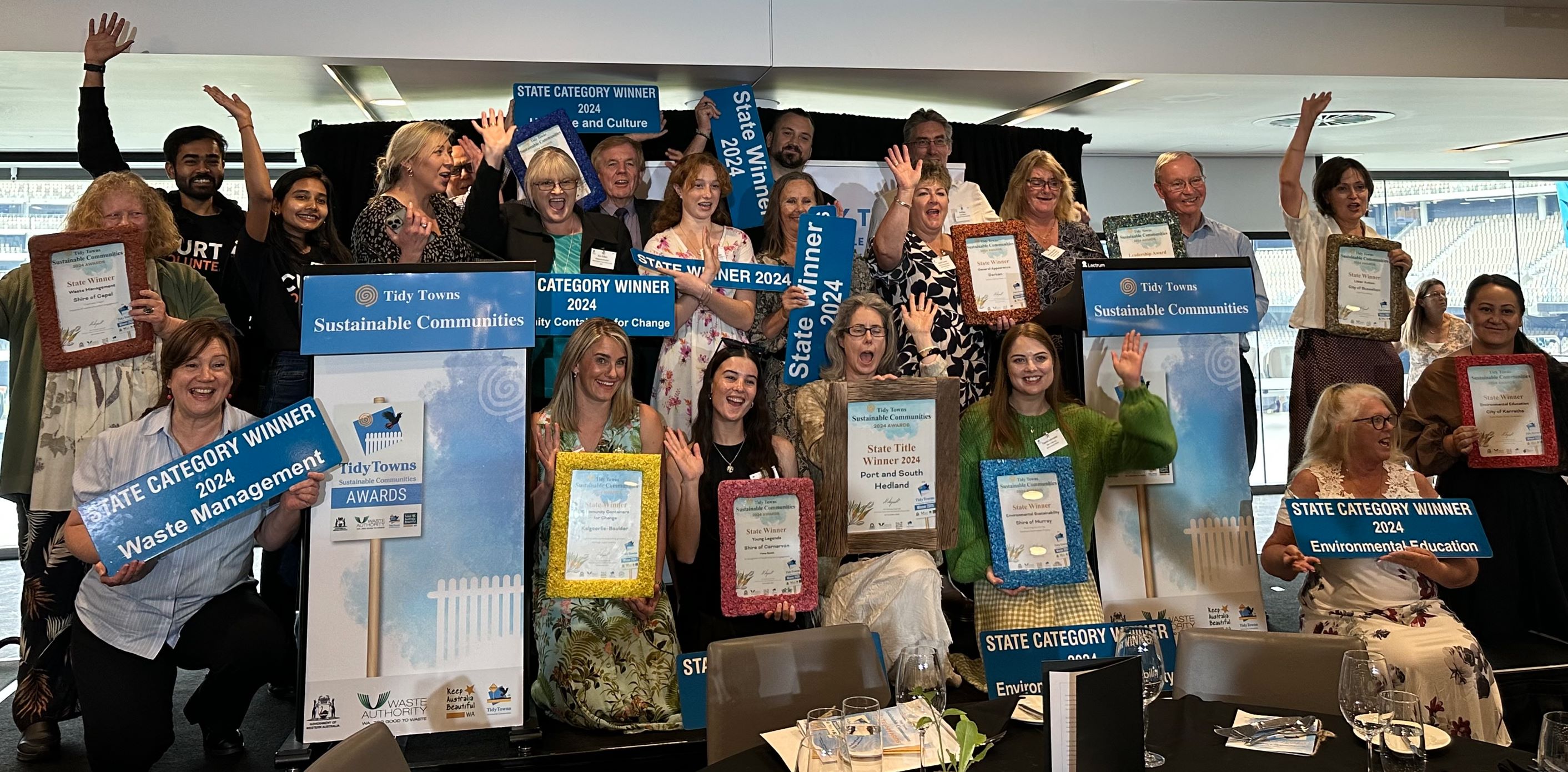 Tidy Towns winners group picture.