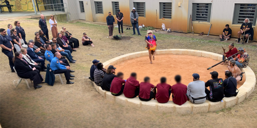 Yarning circle gives Unit 18’s young people a space to call their own