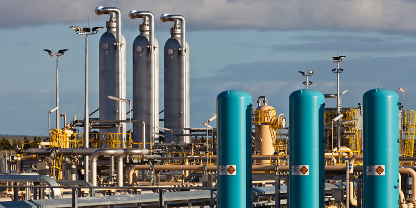 View of the Processing Facility at the Mondarra Underground Gas Storage Project