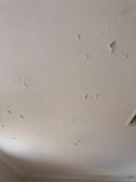 Example of poor painting work