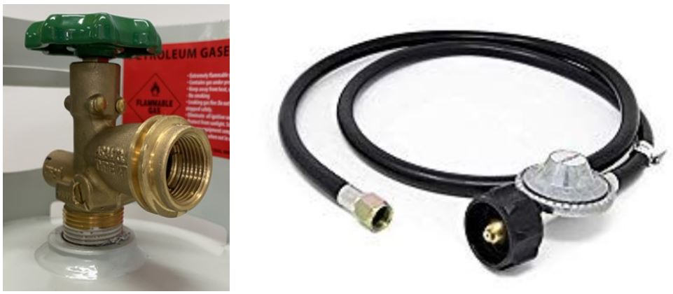 LCC27 valve and hose