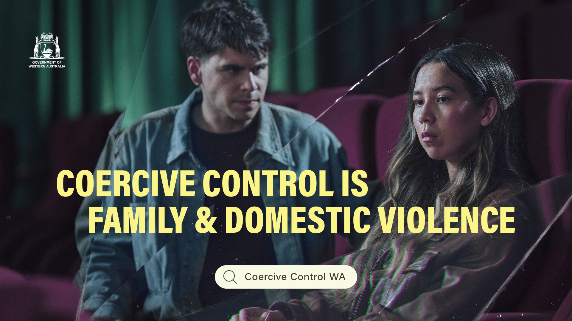 Coercive control screen saver