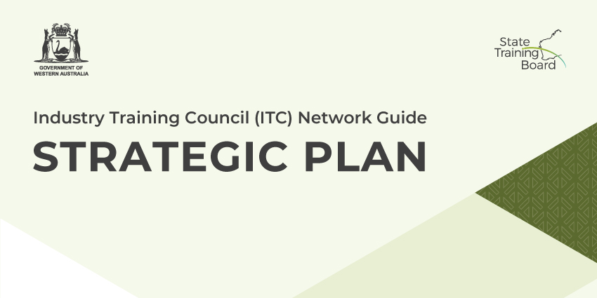 Industry Training Council Strategic Plan front page