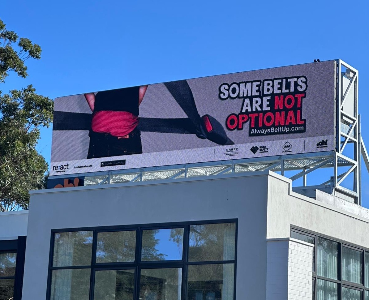 campaign on billboard