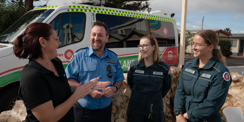 Burnsbeach - Prison Officer with Ambulance Officers