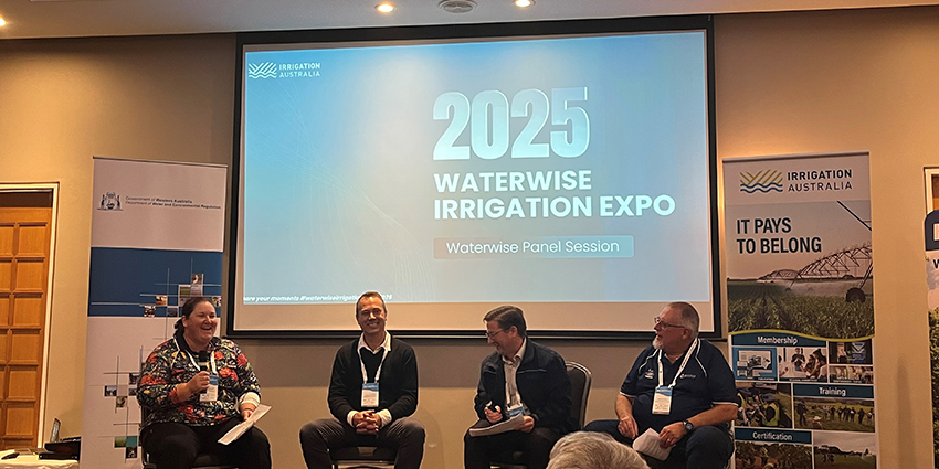 Waterwise Irrigation Expo podiums discussion