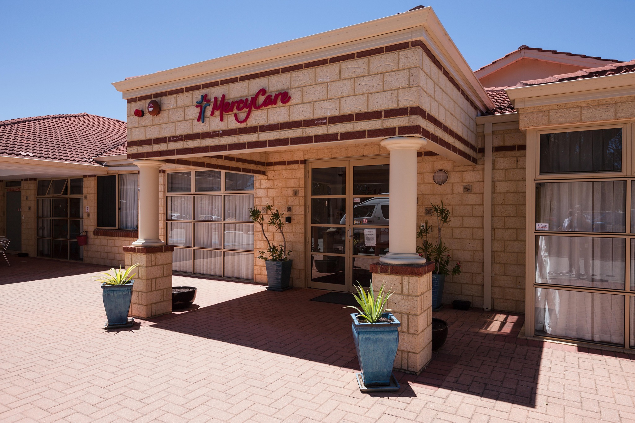 Image of a building with a 'MercyCare' sign