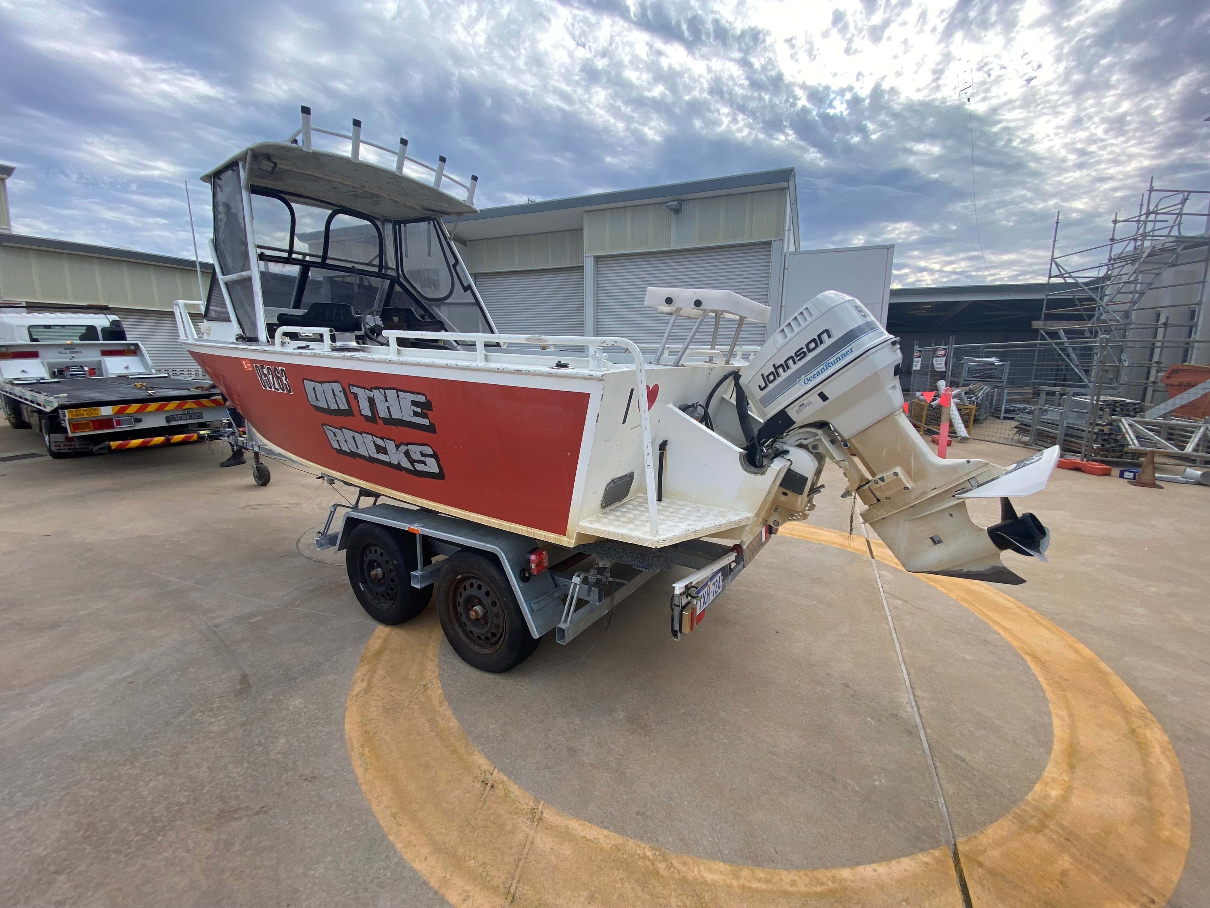 The offender lost his boat and trailer and was issued fines of more than $8,000.