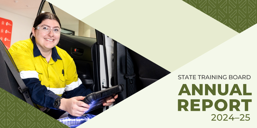 State Training Board Annual Report 2024-25 Front picture