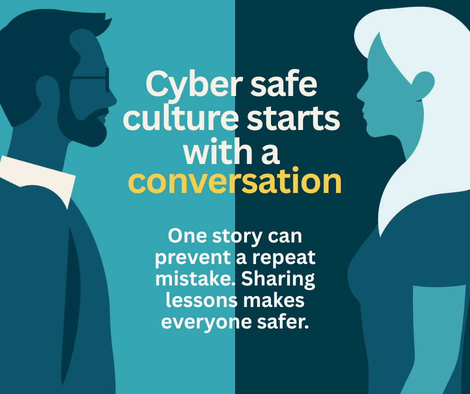 Cyber security awareness month - Social Media Tiles - Culture starts with conversation