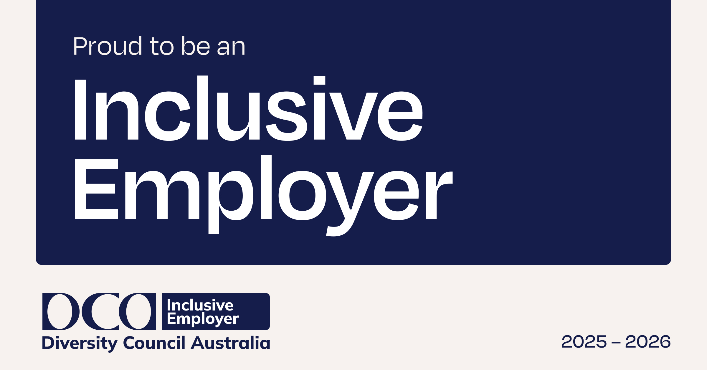 Proud to be an Inclusive Employer