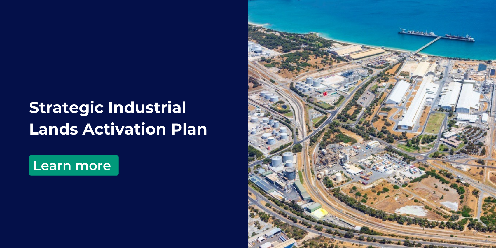 Arial shot of the Western Trade Coast