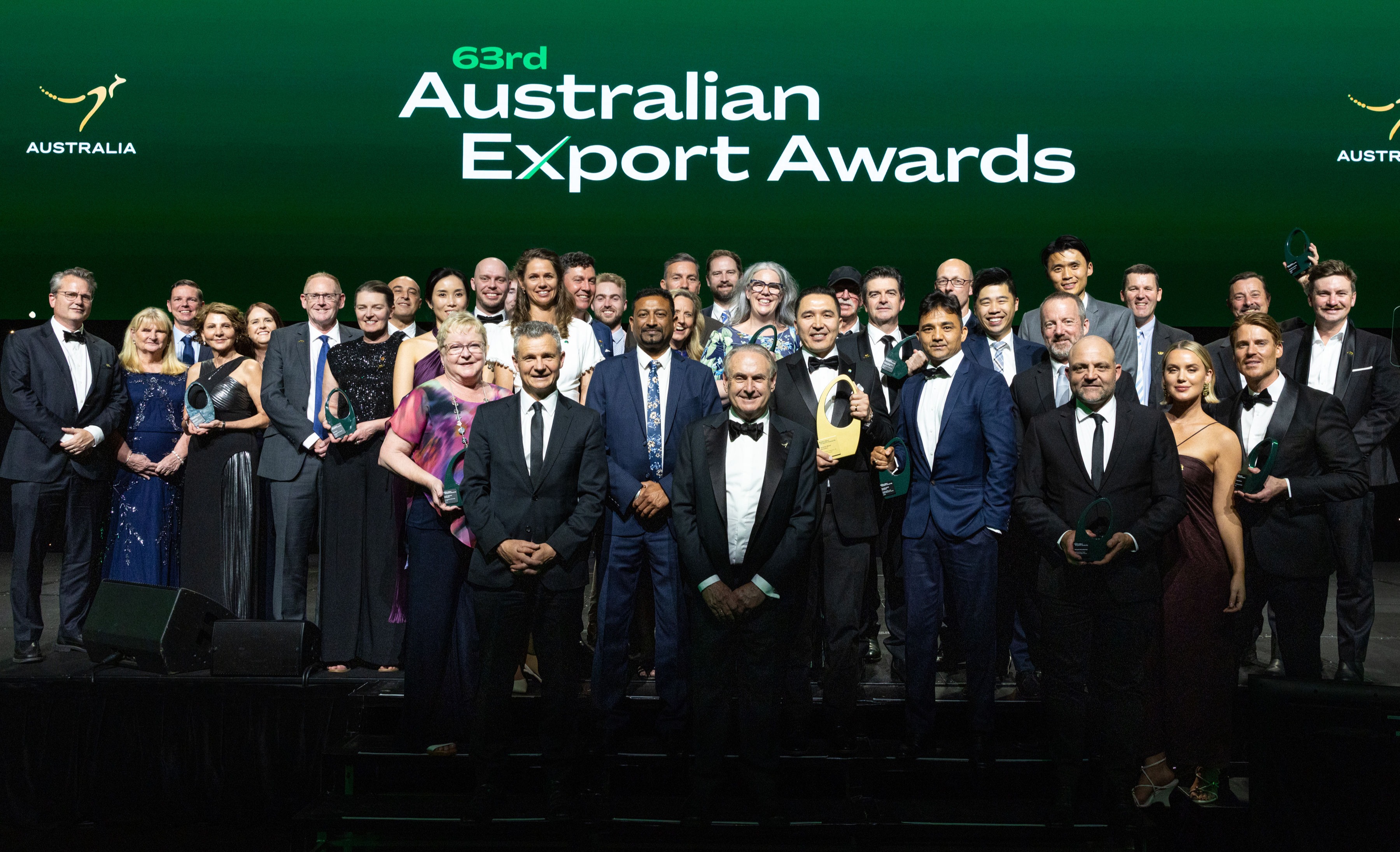 2025 Winners and Minister Farrell and Assistant Minister Thistlethwaite