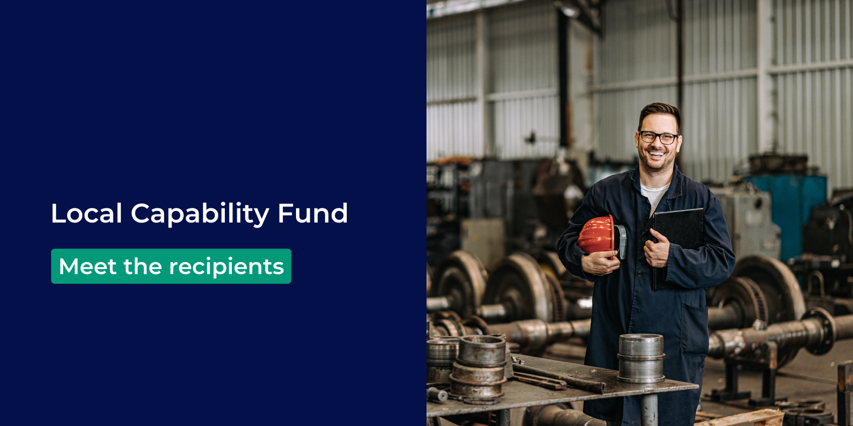 Mechanic holding a hard hat and file