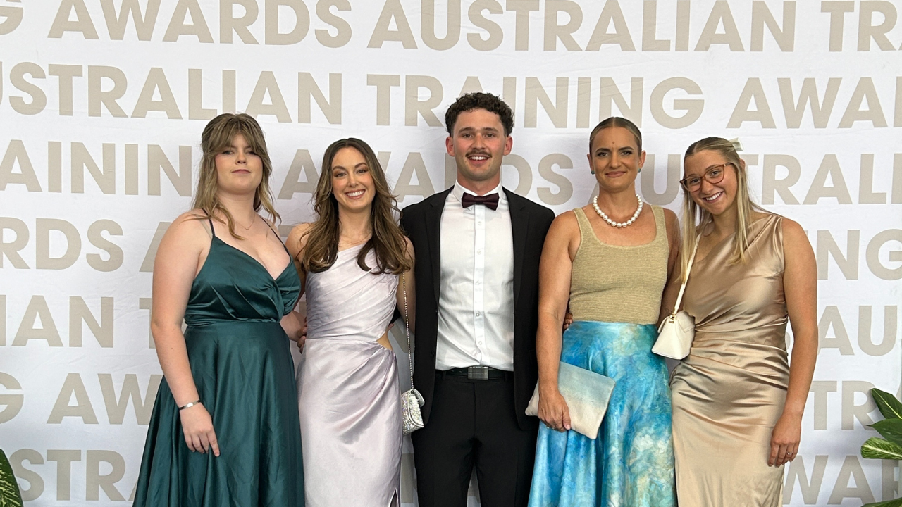 Group shot of 2025 WA Australian Training Awards finalists