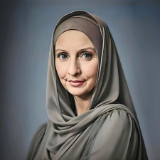 A well dressesd woman, professional looking, head and shoulders image