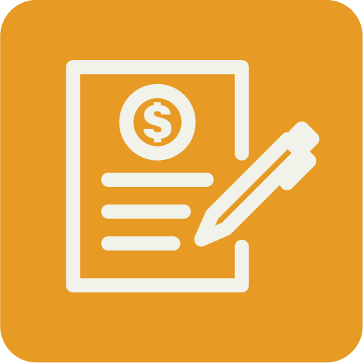 financial abuse icon pushing loan debt