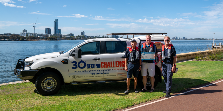 The marine safety team commemorate 20 years of RST