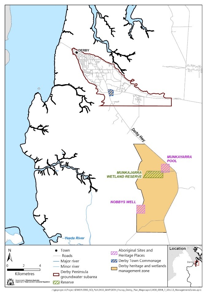 The Derby heritage and wetlands management zone