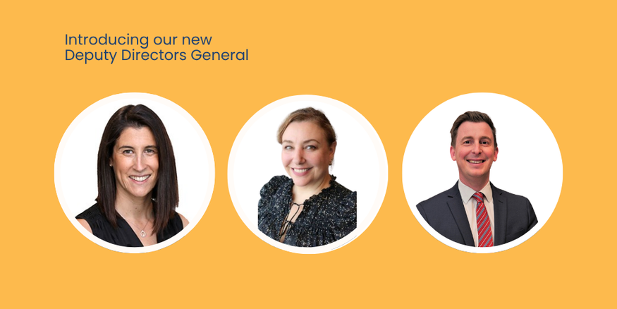 Three new Deputy Directors General 