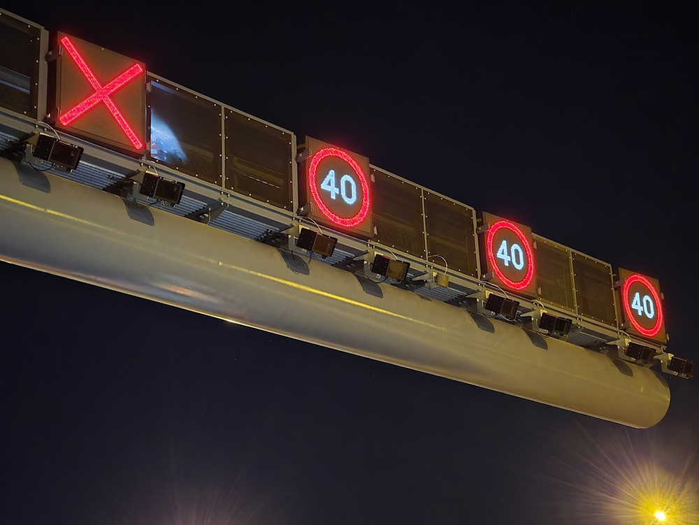 An example of a freeway fixed safety camera in Perth WA