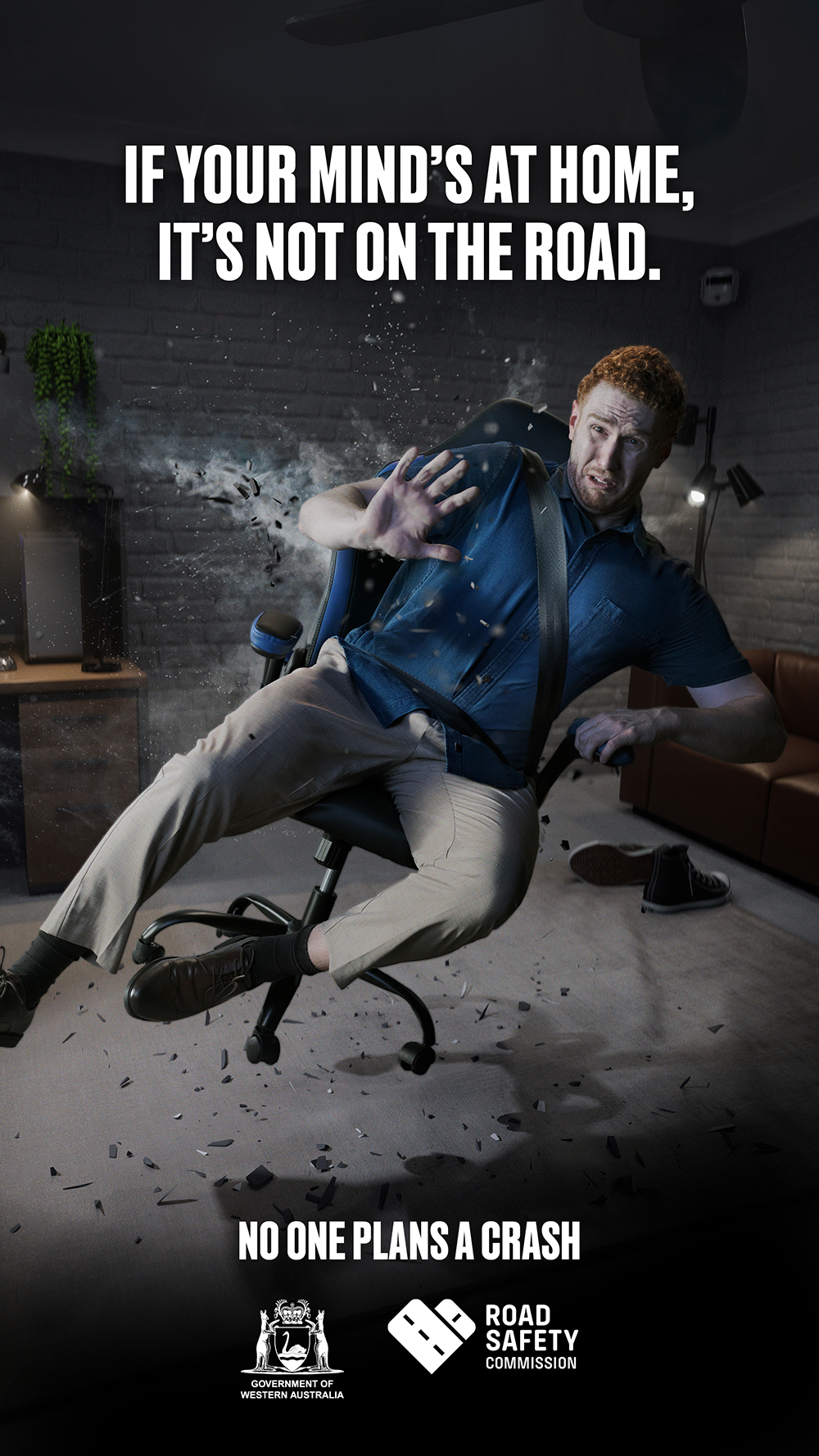 No one plans a crash poster - gamer den