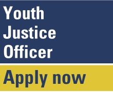 Youth Justice Officer - Apply now button