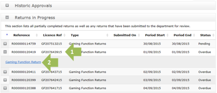 gaming function lodgement guide step-1