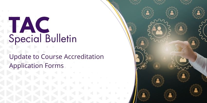 Special Bulletin - Course Accreditation Forms