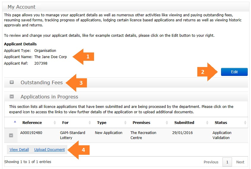 standard lottery permit application lodgement guide application completed-step-1-to-4