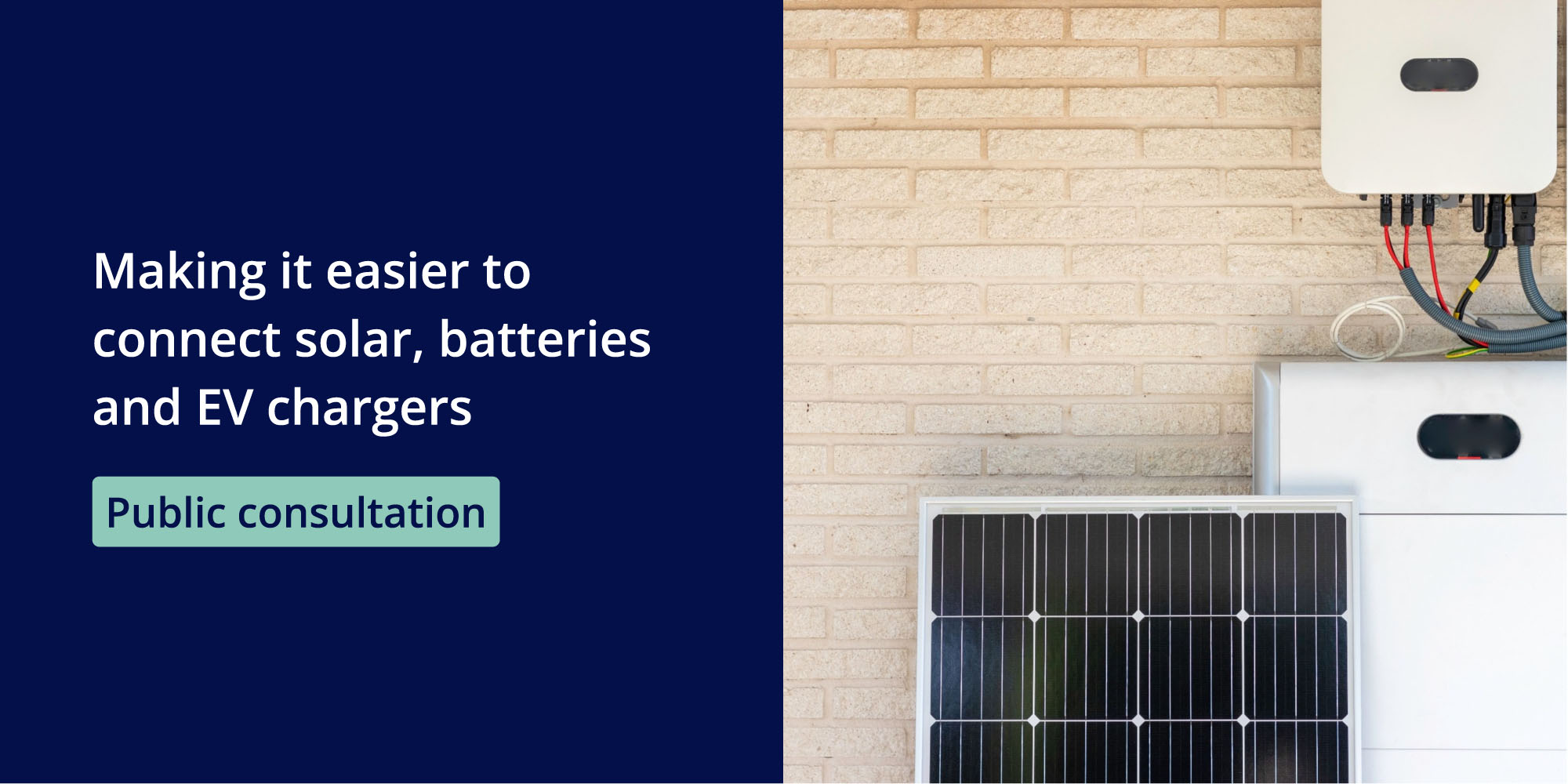 Making it easier to connect solar, batteries and EV chargers