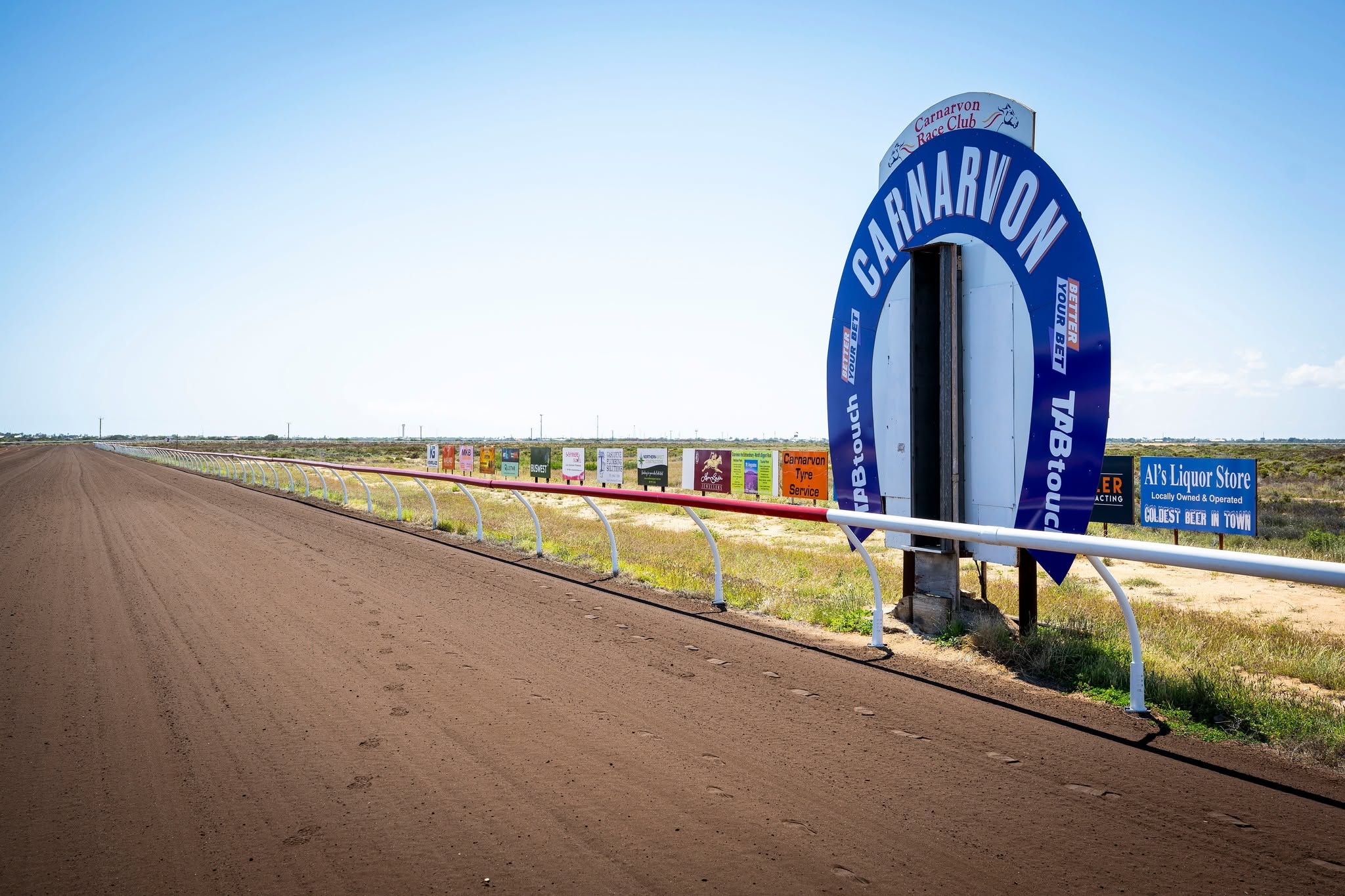 The first stage of a $455,000 WA Government investment has been completed at Carnarvon Race Club. Image: Carnarvon Race Club Facebook