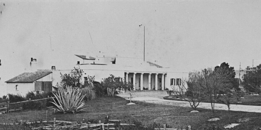 Old Government House building c1860