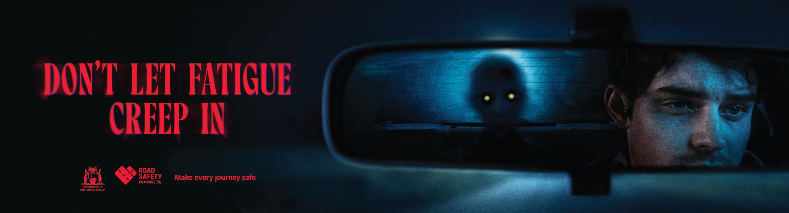Don't let fatigue creep in - rearview mirror