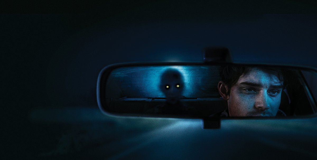 A still from the Unwanted Passenger television advertisement