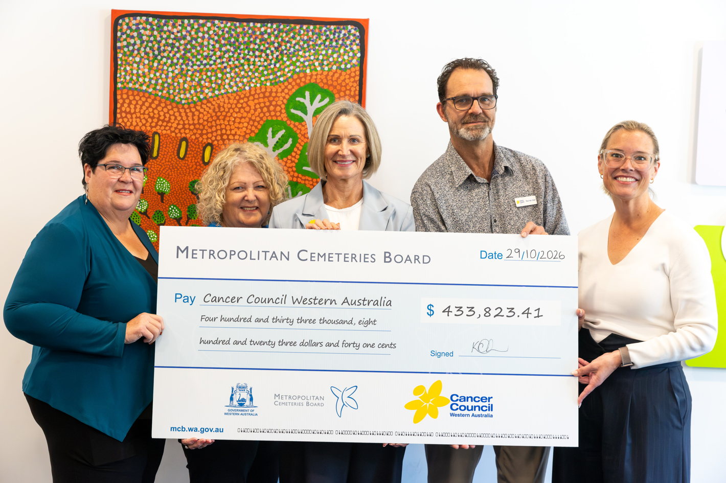 Donation to Cancer Council WA 2026