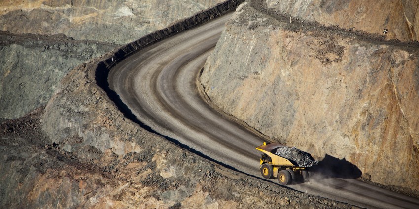 Mining super pit image
