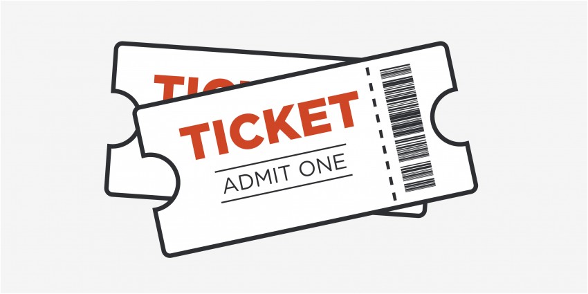 Ticket icon to represent Events tile