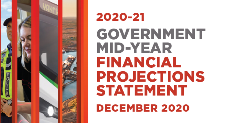 Cover of Government Mid-year Financial Projections Statement report