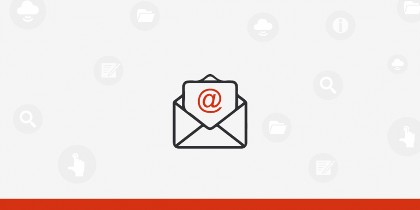 Icon depicting email sign in envelope