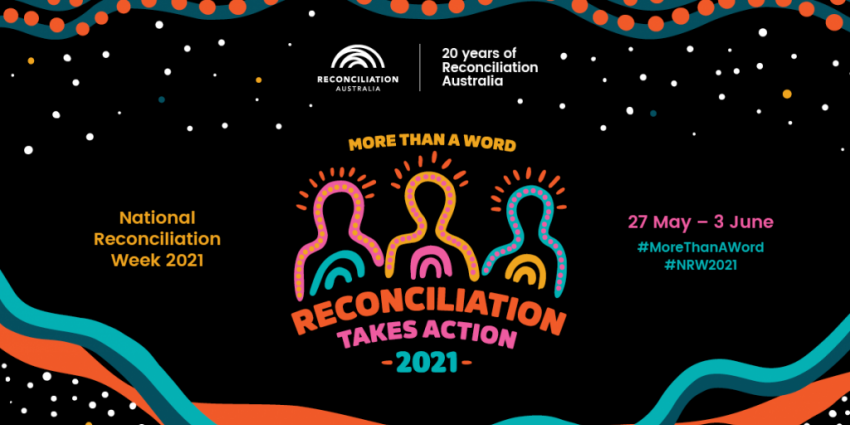 Graphic promoting National Reconciliation week