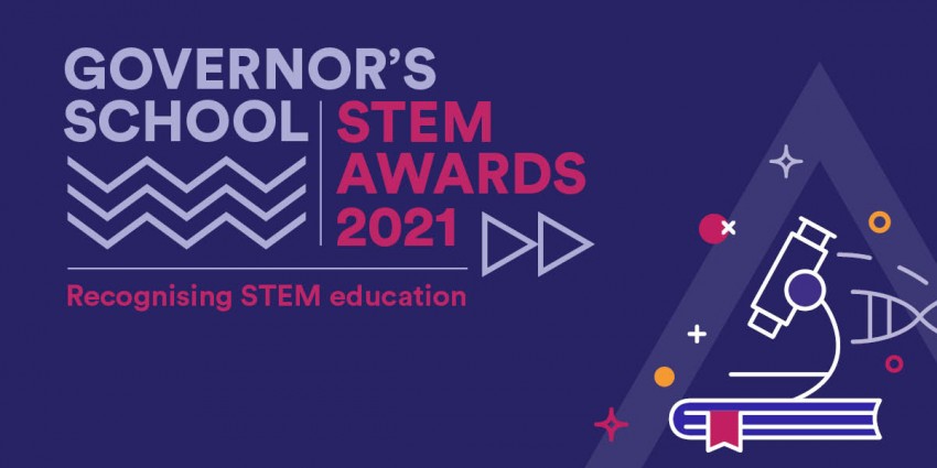 Governor's School STEM Awards 2021 logo