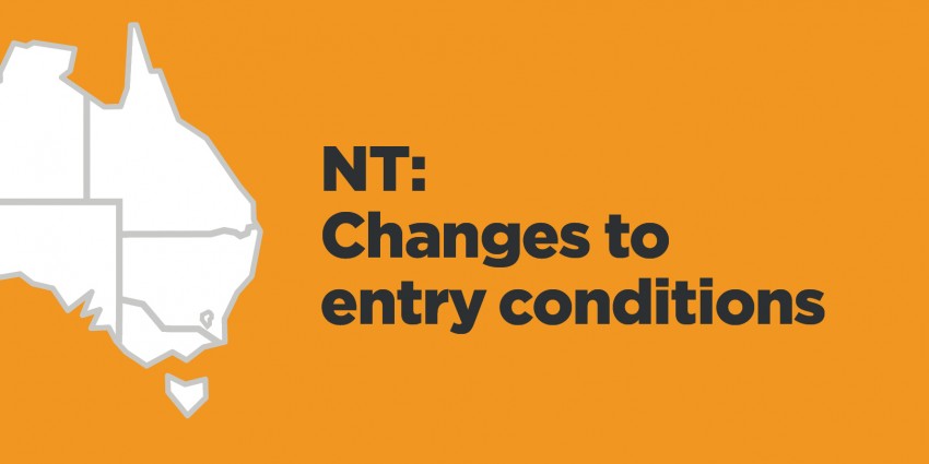 An image of the Northern Territory's changing entry conditions
