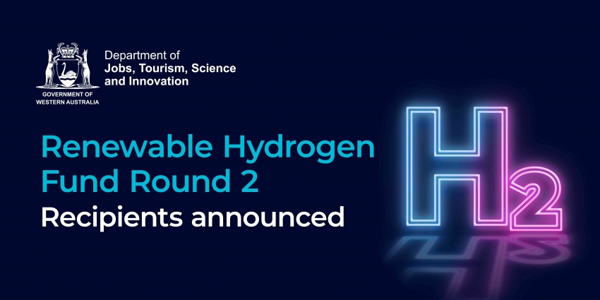 WA Renewable Hydrogen Fund Round 2 recipients announced