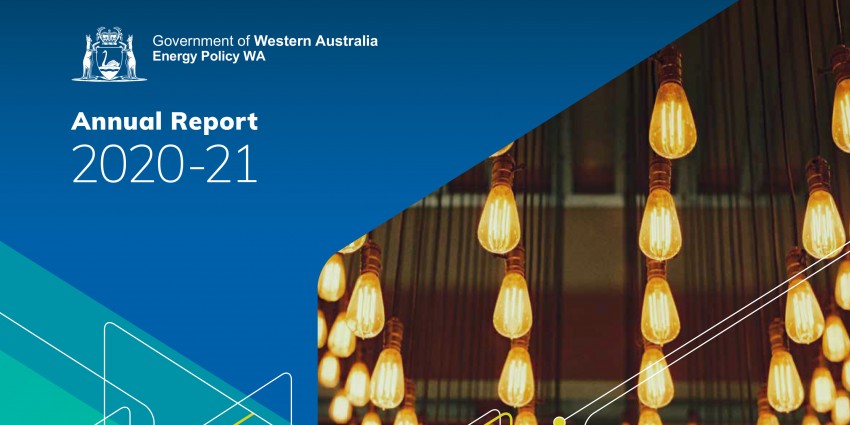 Energy Policy WA Annual Report 2020-21 cover