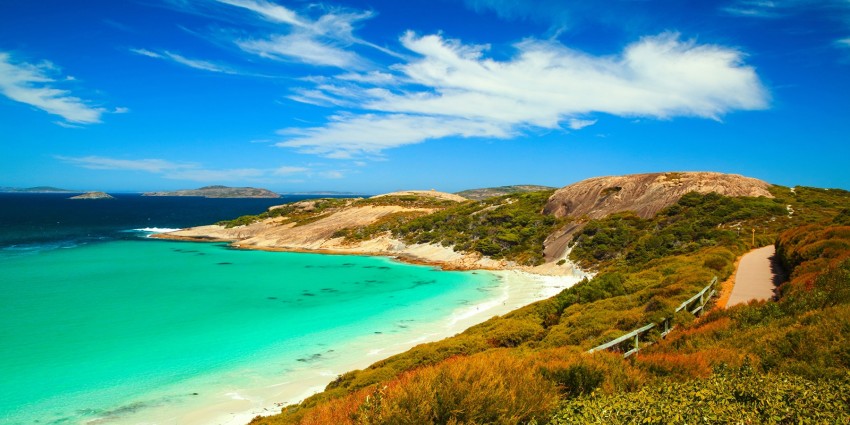 Image of A coastal trail alongside the stunning water at Blue Haven Beach, Esperance 
