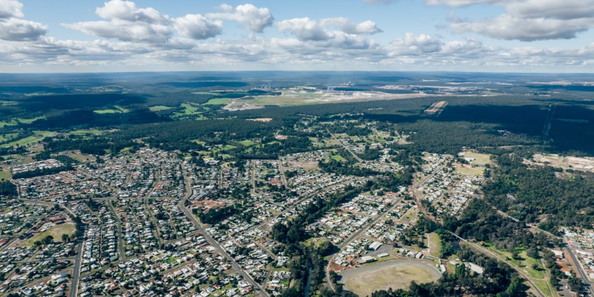 Collie aerial view