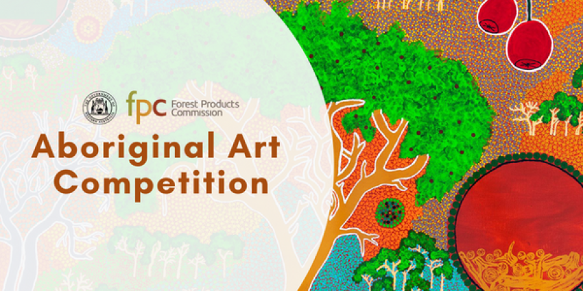 Banner image that reads Aboriginal Art Competition
